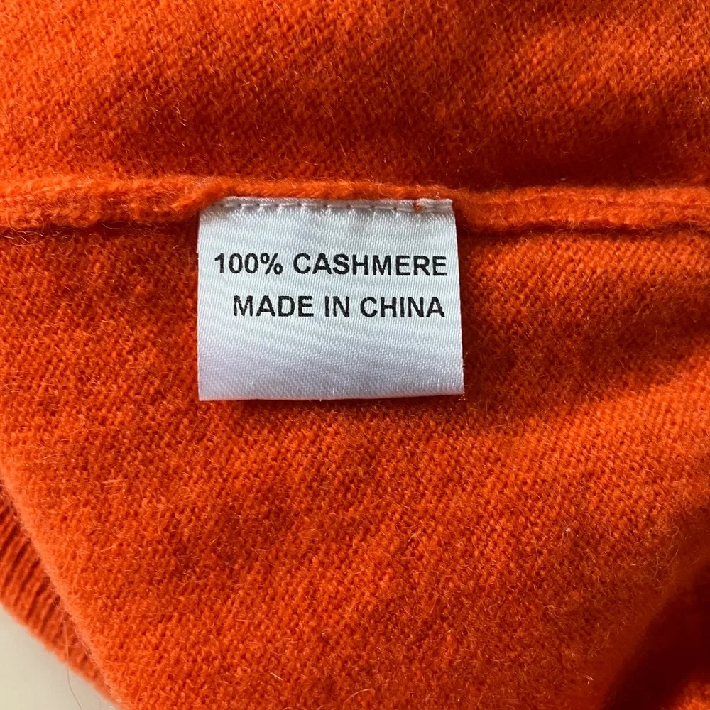 NEW w/Tags Lingua Franca Embroidered Cashmere Sweater “What Would Dolly Do?" L - Picture 4 of 4